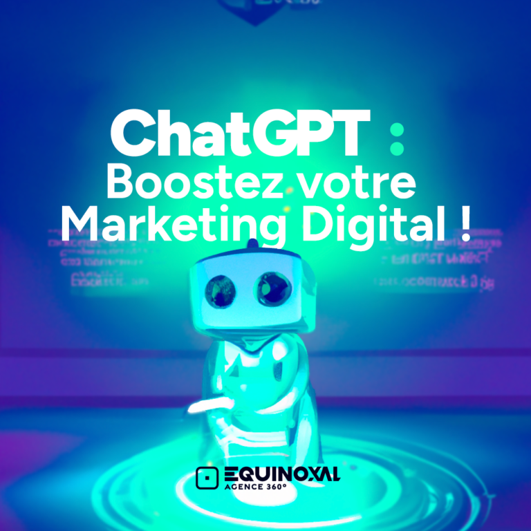 image ChatGPT avec marqué Boostez votre marketing digital