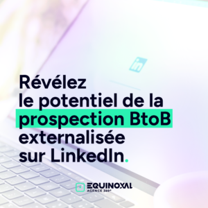 ordinateur avec logo linkedin