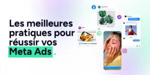 visuels d'exemple de publicité sur facebook instagram et whatsapp