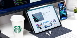 écrans imac, ipad iphone et macbookpro pour montrer l'efficacité du responsive design