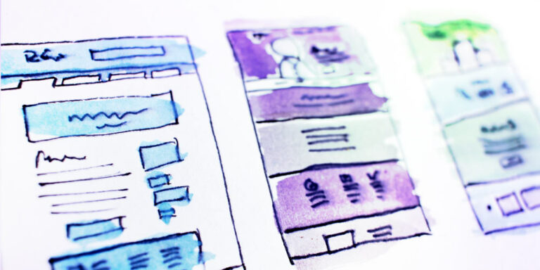 maquette de webdesign