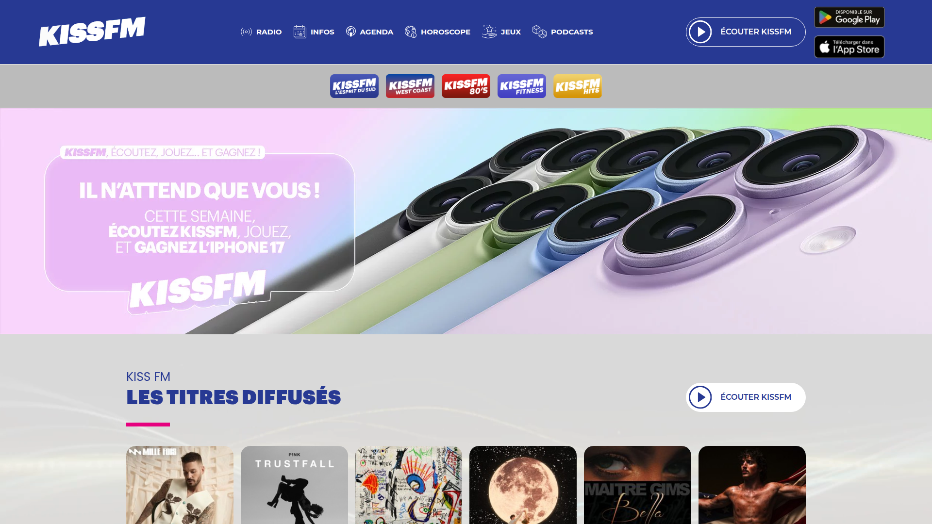 KISS FM • Site Radio