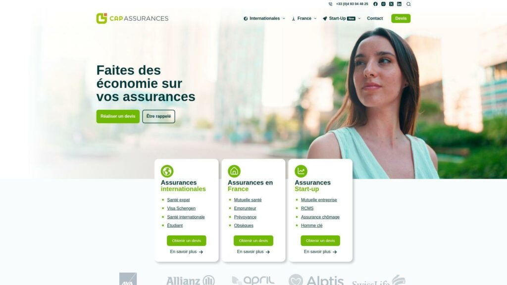 Cap Assurances • Site Leads Generator
