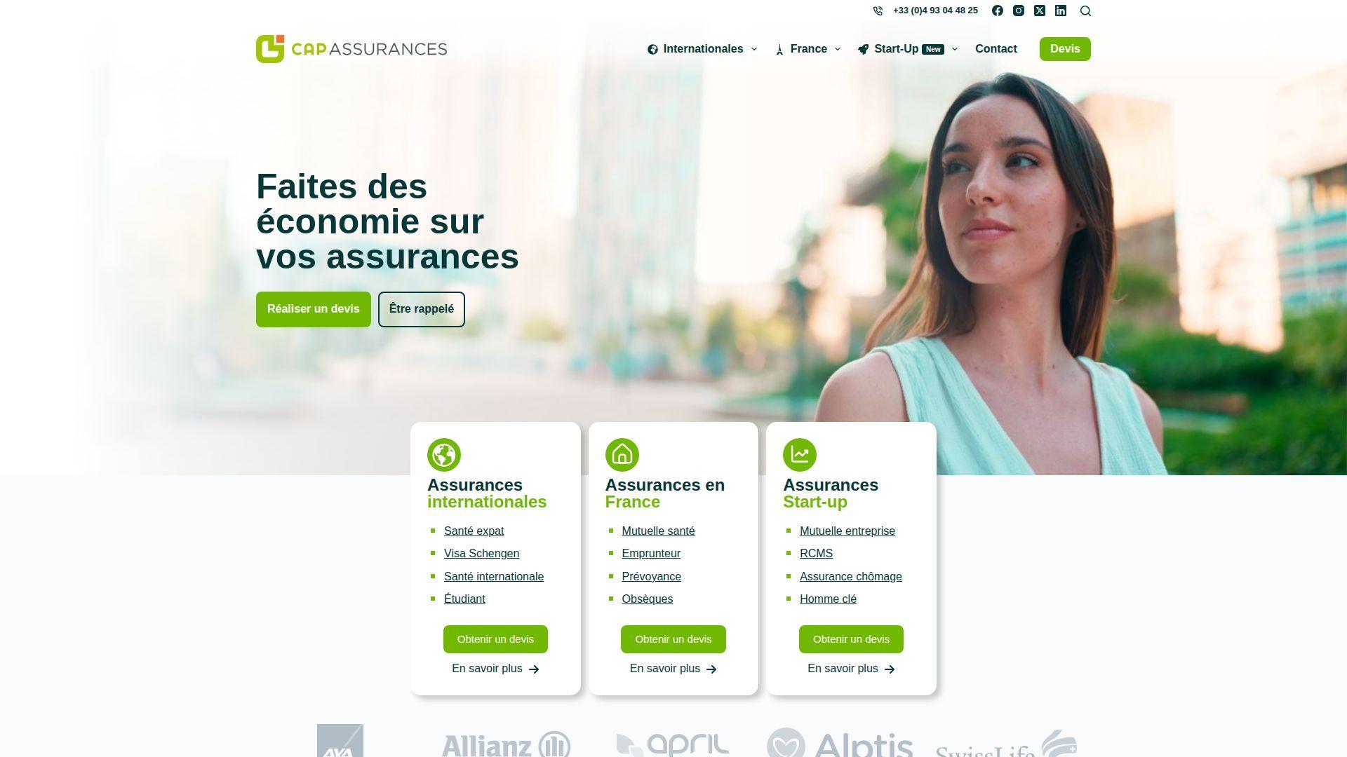 Cap Assurances • Site Leads Generator