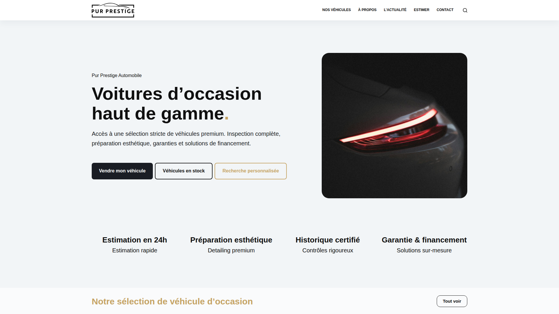 PurPrestige • Site d’Annonces Auto