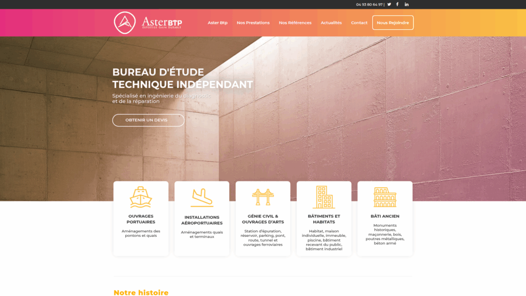 AsterBTP • Site Web