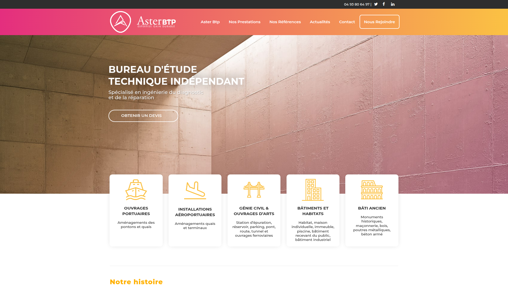 AsterBTP • Site Web