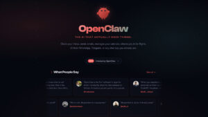 Capture d'écran d'Openclaw Moltbot, agent IA open source autonome capable d’exécuter des actions locales pour des usages professionnels