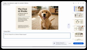 NotebookLM facilite la révision de slides individuels et l'export PowerPoint, une avancée pour les présentations.