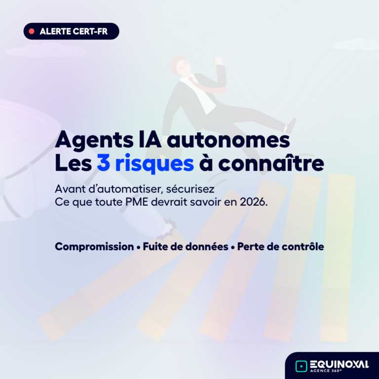 CERT-FR met en garde contre les risques des agents IA autonomes: compromission, fuite de données, et perte de contrôle.